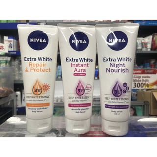 serum dưỡng da toàn thân extra white trắng da nivea 180ML
