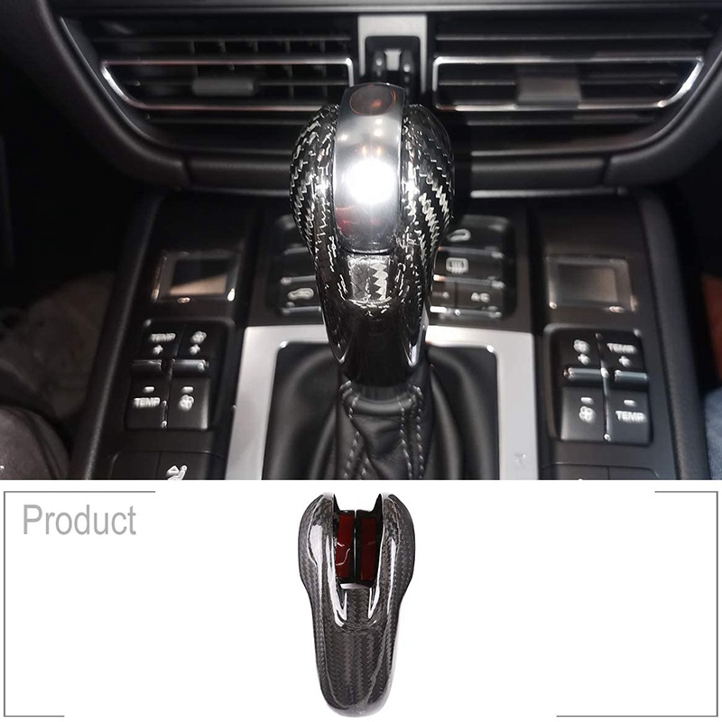 Vỏ Bọc Núm Gạt Cần Số Bằng Sợi Carbon Cho Macan 2014-2020 S GTS Panamera 2014-2016 718 2016-2019