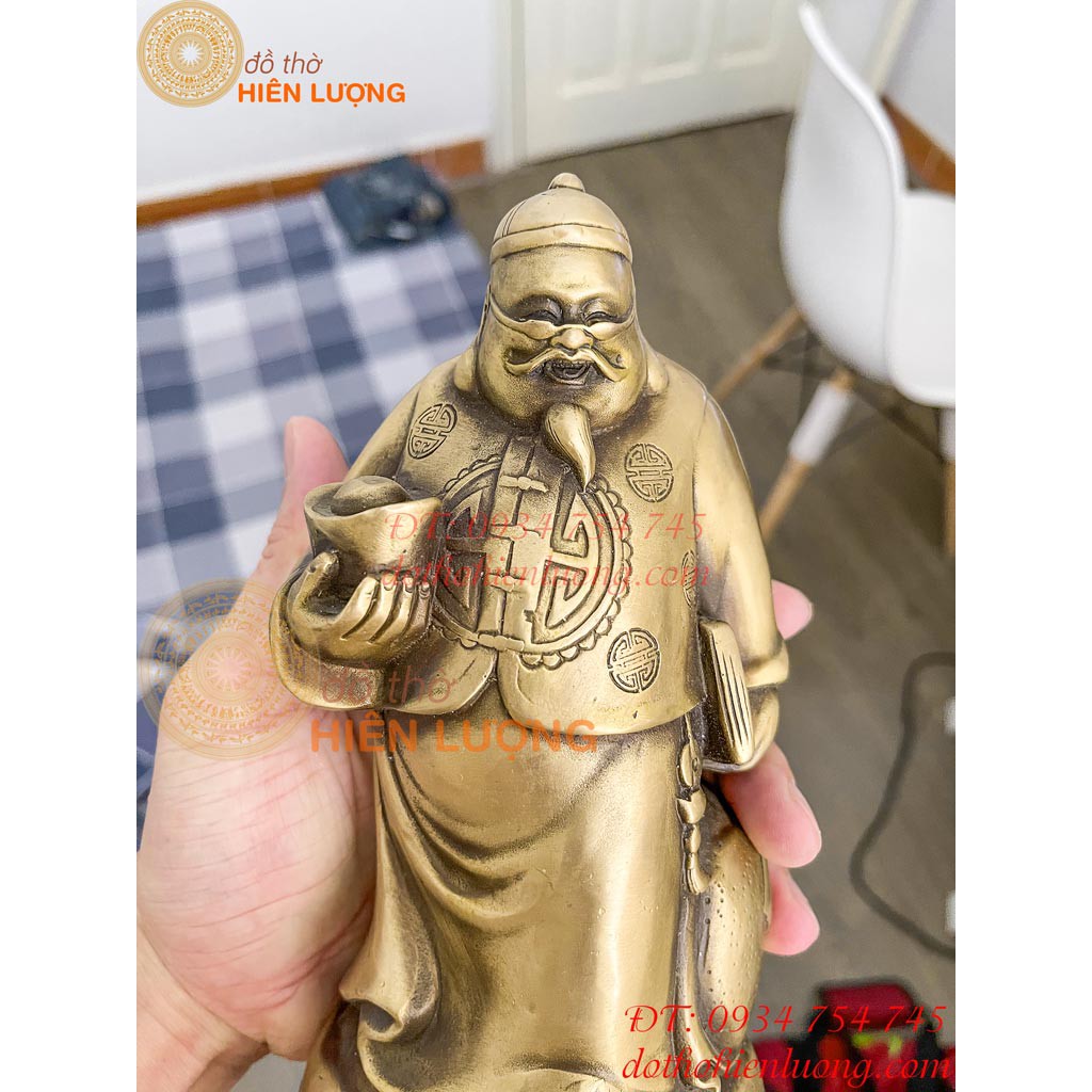 Ông Quản Gia Bằng Đồng Phong Thủy-Ông Quản Gia 4 Cỡ: Cao 16cm, 22cm, 30cm, 42cm