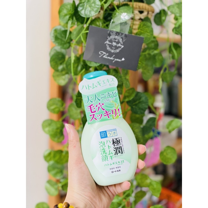 Sữa rửa mặt tạo bọt Hada Labo da dầu mụn