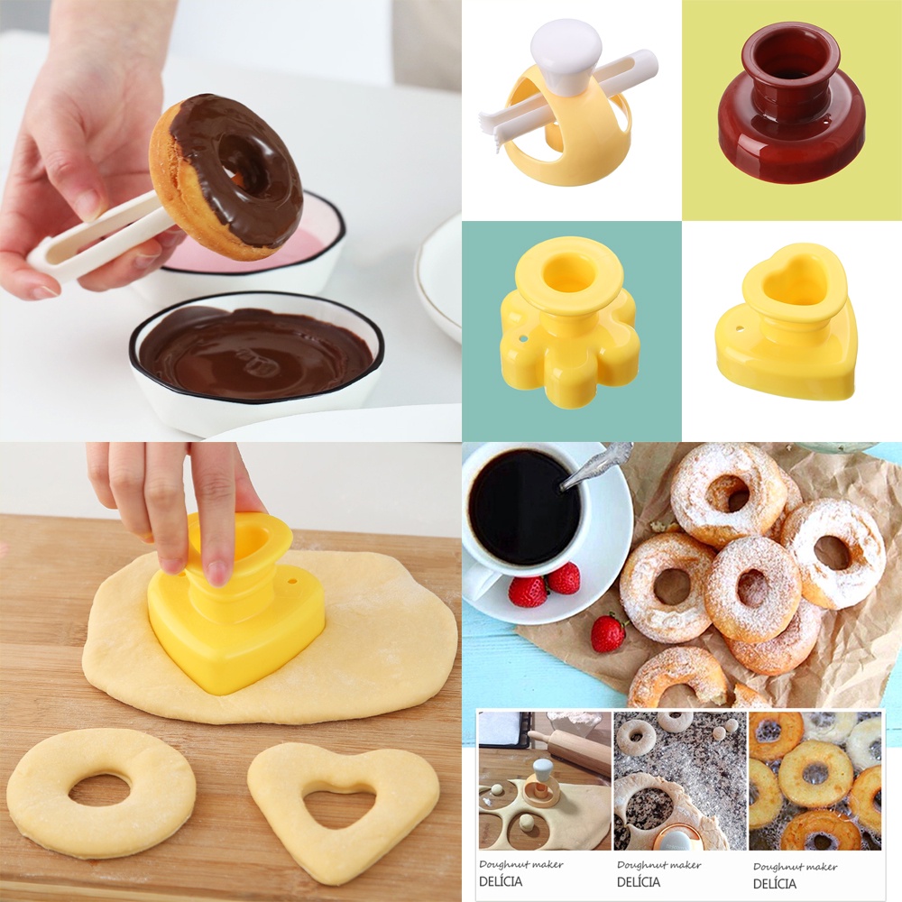 Khuôn Nhựa Làm Bánh Donut Tiện Lợi