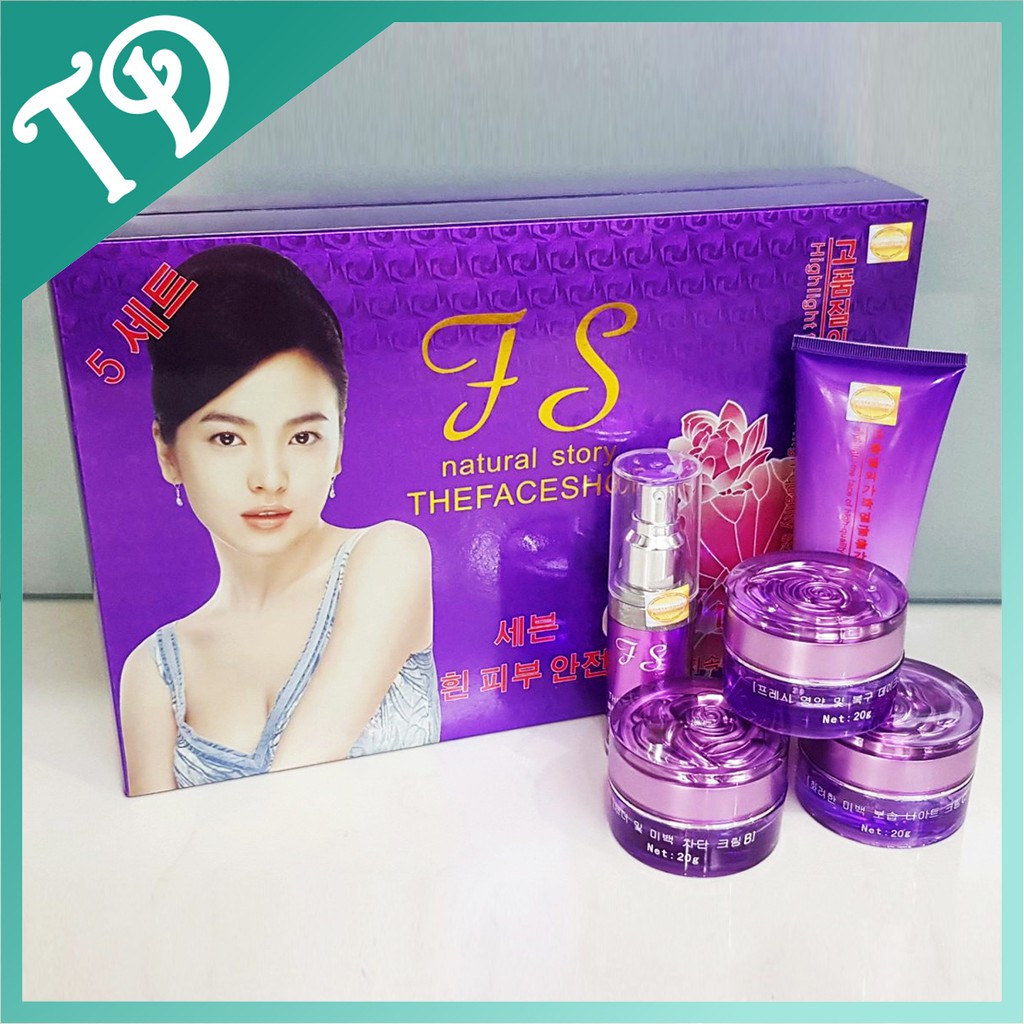 Mỹ phẩm TS tím 5in1, chuyên làm mờ nám tàn nhang và trắng da tự nhiên, kem nám Hàn Quốc, mỹ phẩm TS tím.