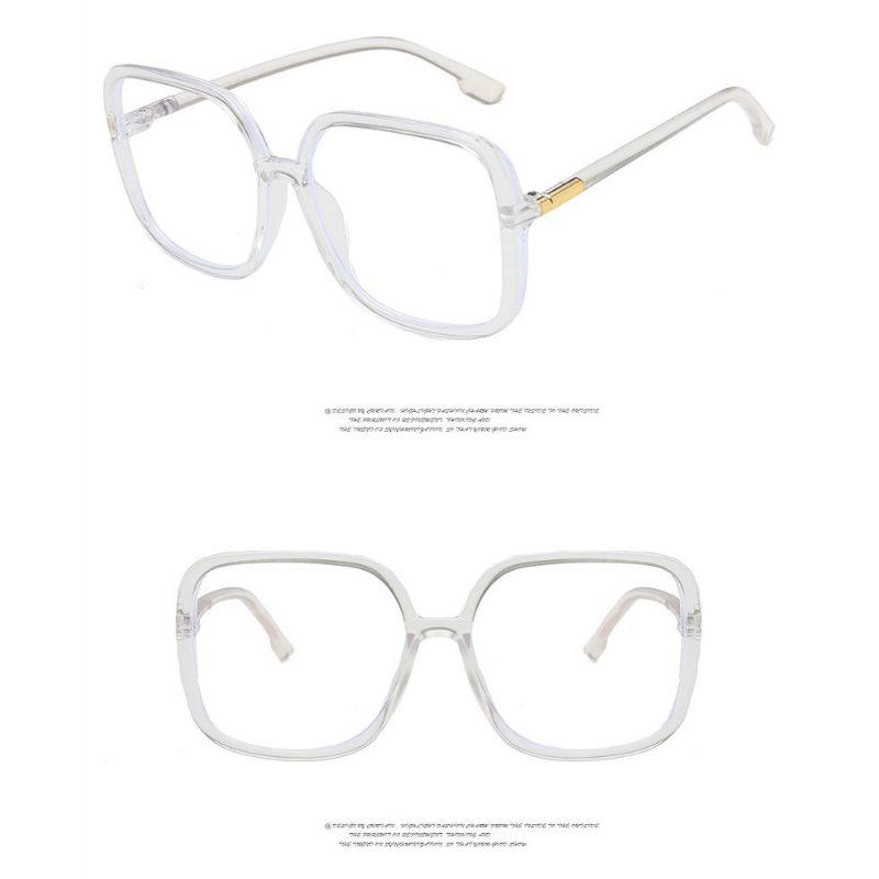 Big Square Frame Eyeglasses Men Korean Design Retro New