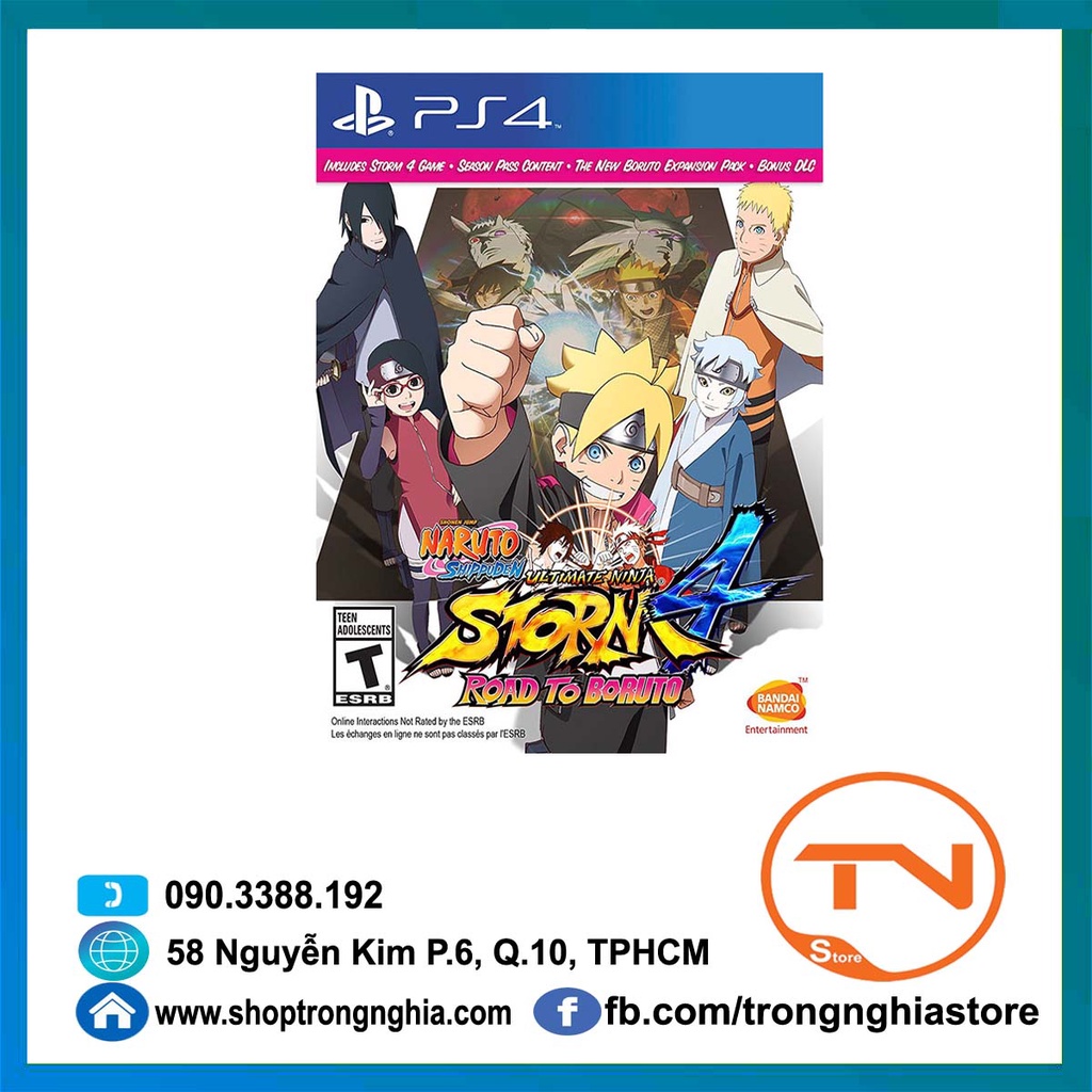 Đĩa Game PS4 - NARUTO SHIPPUDEN: Ultimate Ninja STORM 4 Road to Boruto