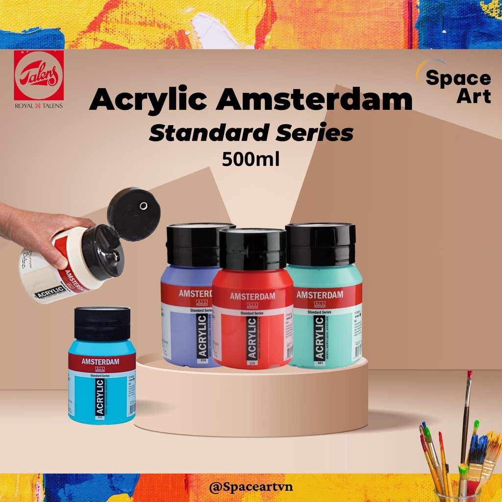 Màu Acrylic Amsterdam Standard Series 500ml