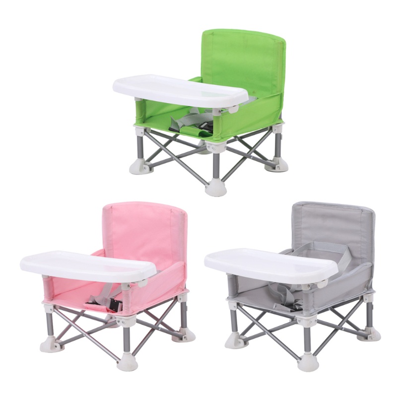 Ghế Ngồi Ăn Có Khay Đựng Và Dây Buộc Dành Cho Trẻ Em Có Thể Gấp Gọn Mang Đi Du Lịch