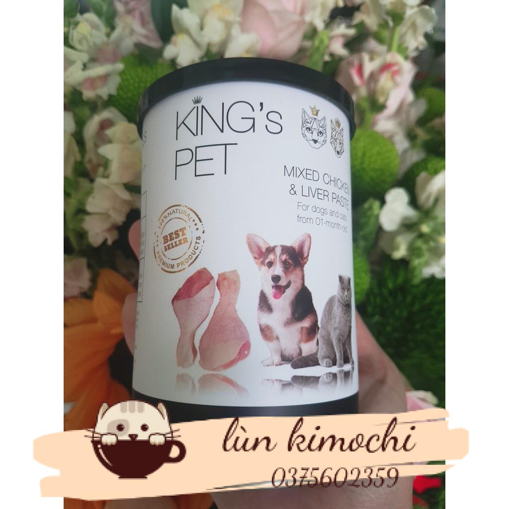 [GIAO NHANH] Pate King's Pet cho chó mèo lon 380g