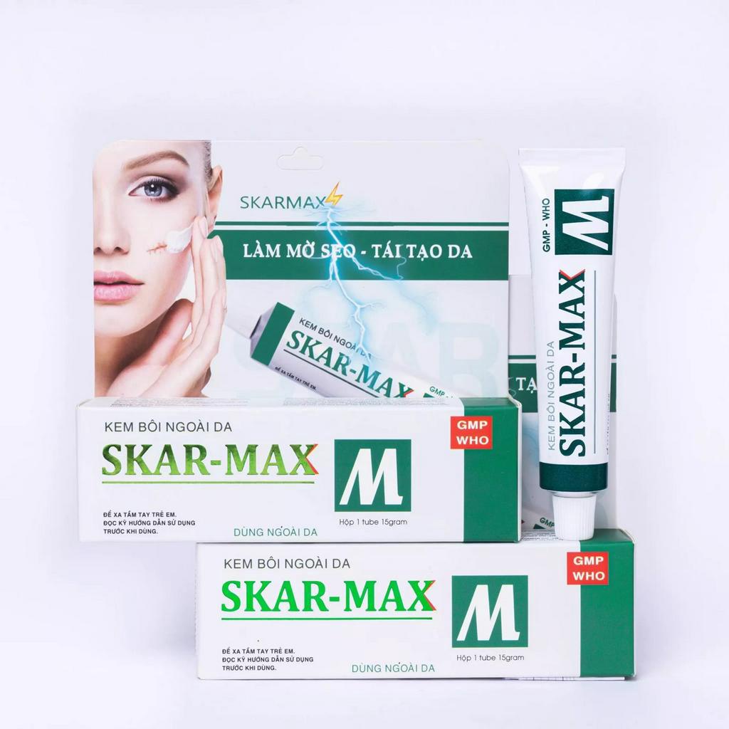 Kem Mờ Sẹo SKARMAX - Giúp giảm thâm mờ sẹo nhanh chóng, tái tạo làm mềm da, sáng da, an toàn cho mọi lứa tuổi