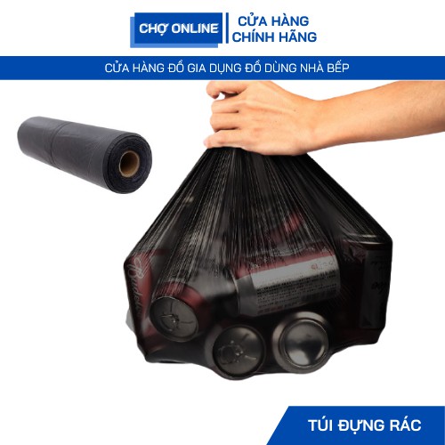 Túi đựng rác tự phân hủy - Túi rác đen bảo vệ môi trường