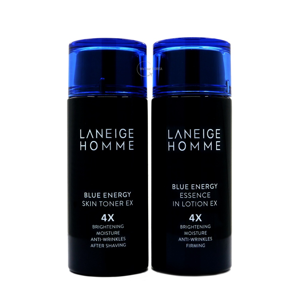 Toner và sữa dưỡng da Laneige Homme Blue Energy EX chăm sóc da đàn hồi hiệu quả