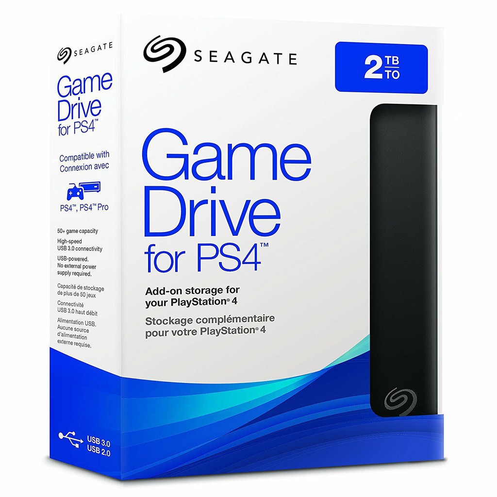 Ổ cứng HDD cắm ngoài Seagate® Game Drive for PS4 2TB