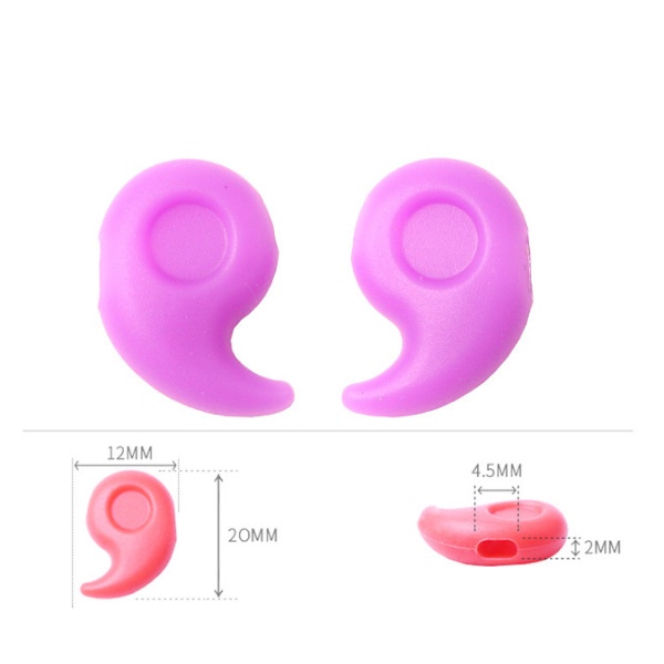 Móc cài tai Silicone dấu phảy chống rơi chống tuột mắt kính