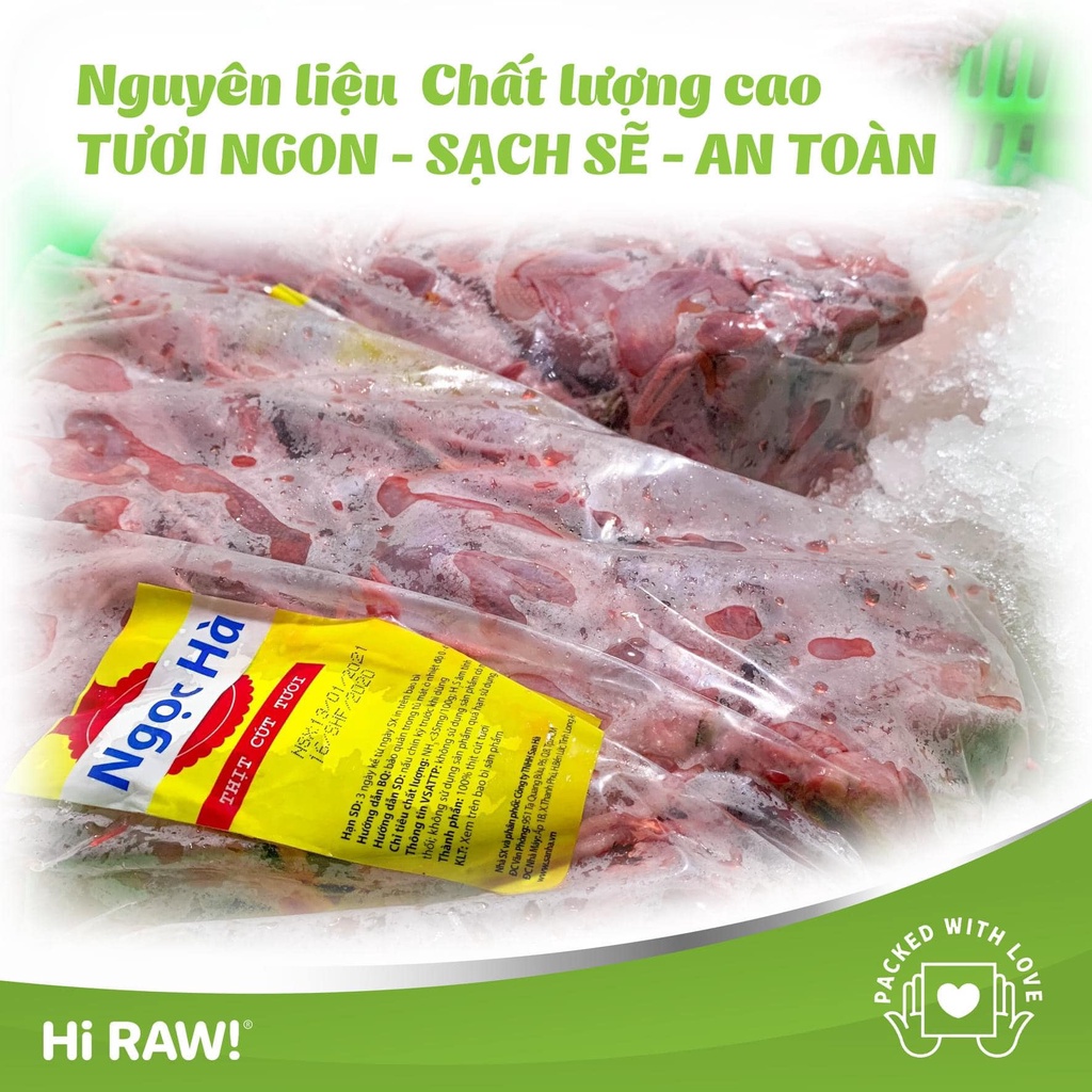 [Mã PET50 giảm 10% - tối đa 50K đơn 250K] HIRAW DÙNG THỬ Thực Phẩm Hoàn Chỉnh Cho Bé Ăn Ngay Không Cần Chế Biến Raw Food