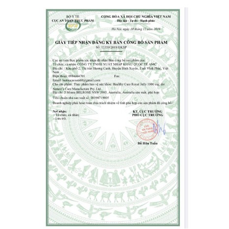 Sữa Ong Chúa Healthy care Royal Jelly 1000mg 365 viên | BigBuy360 - bigbuy360.vn