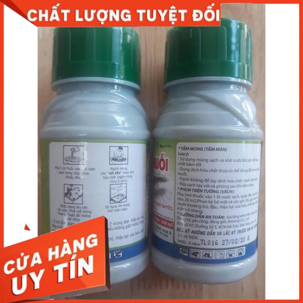 Hàng chất lượng Siêu Diệt Muỗi 100ml - tầm mùng, phun trên tường - hiệu lực 6-8 tháng