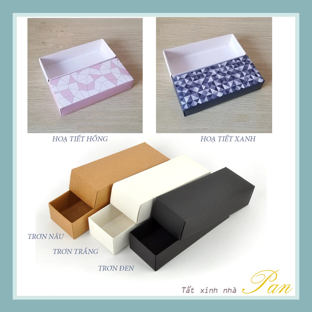 Hộp Quà Đựng Tất Vớ đựng được 5-7 ĐÔI