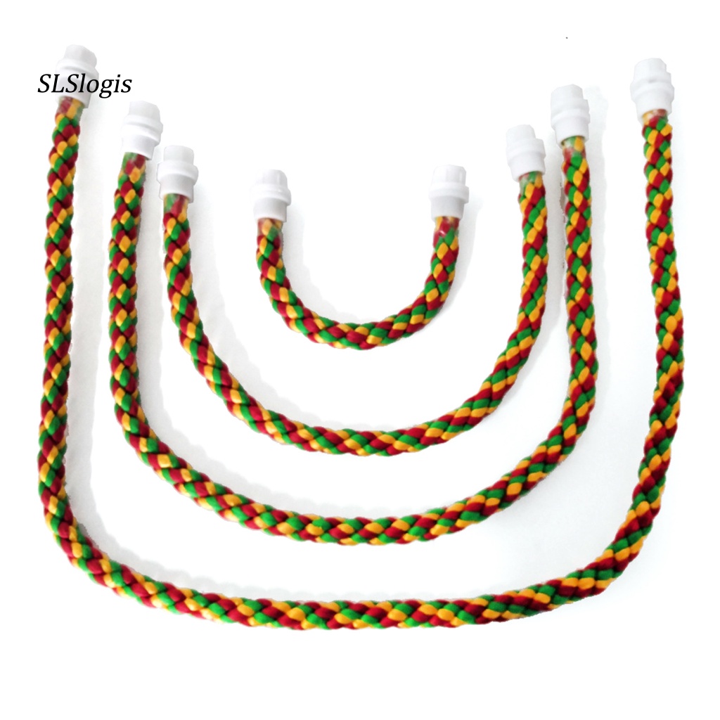 Đồ Chơi Mài Móng Chân Bằng Dây Cotton Bện Cho Chim Vẹt