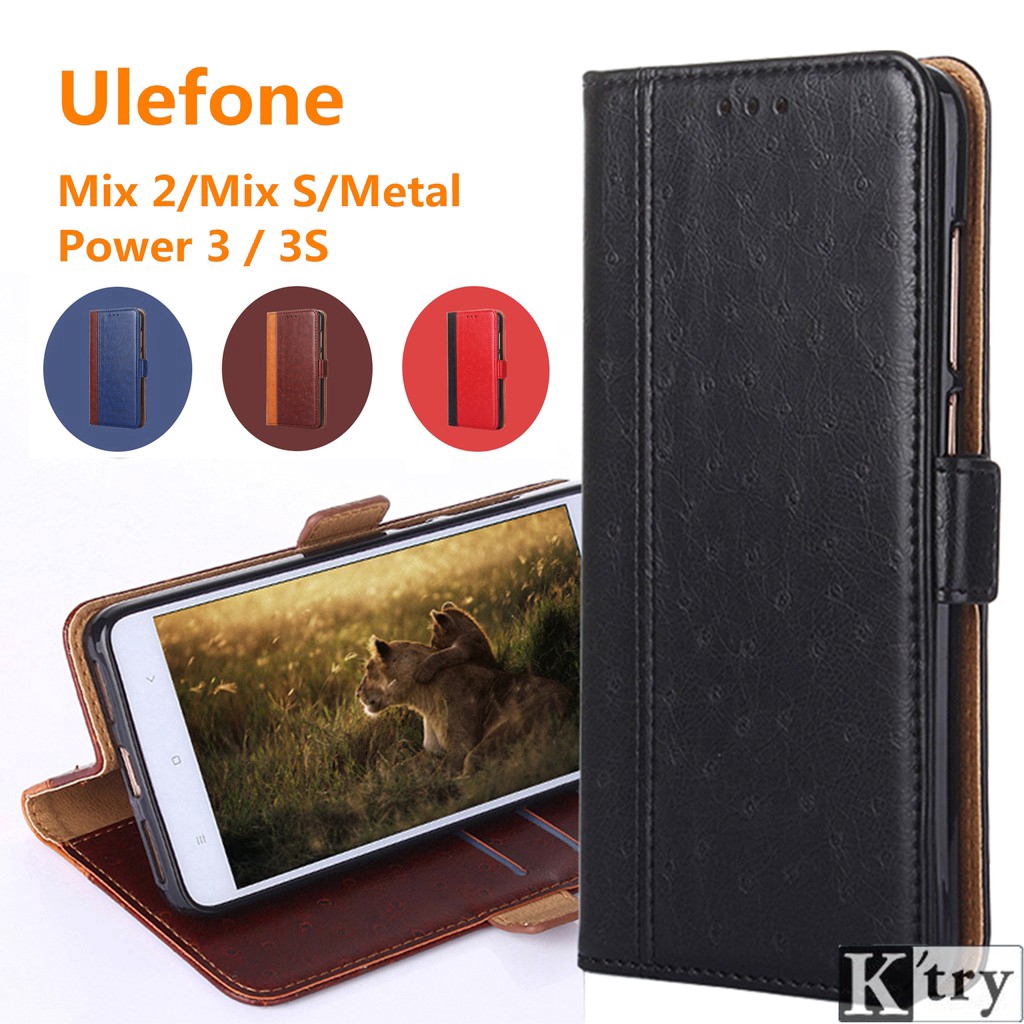 Bao da điện thoại phối vân nổi cho Ulefone Mix 2 Mix S/Ulefone Metal/Ulefone Power 3/3S