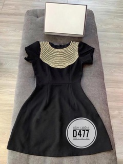 Bigsize Đầm cườm D477