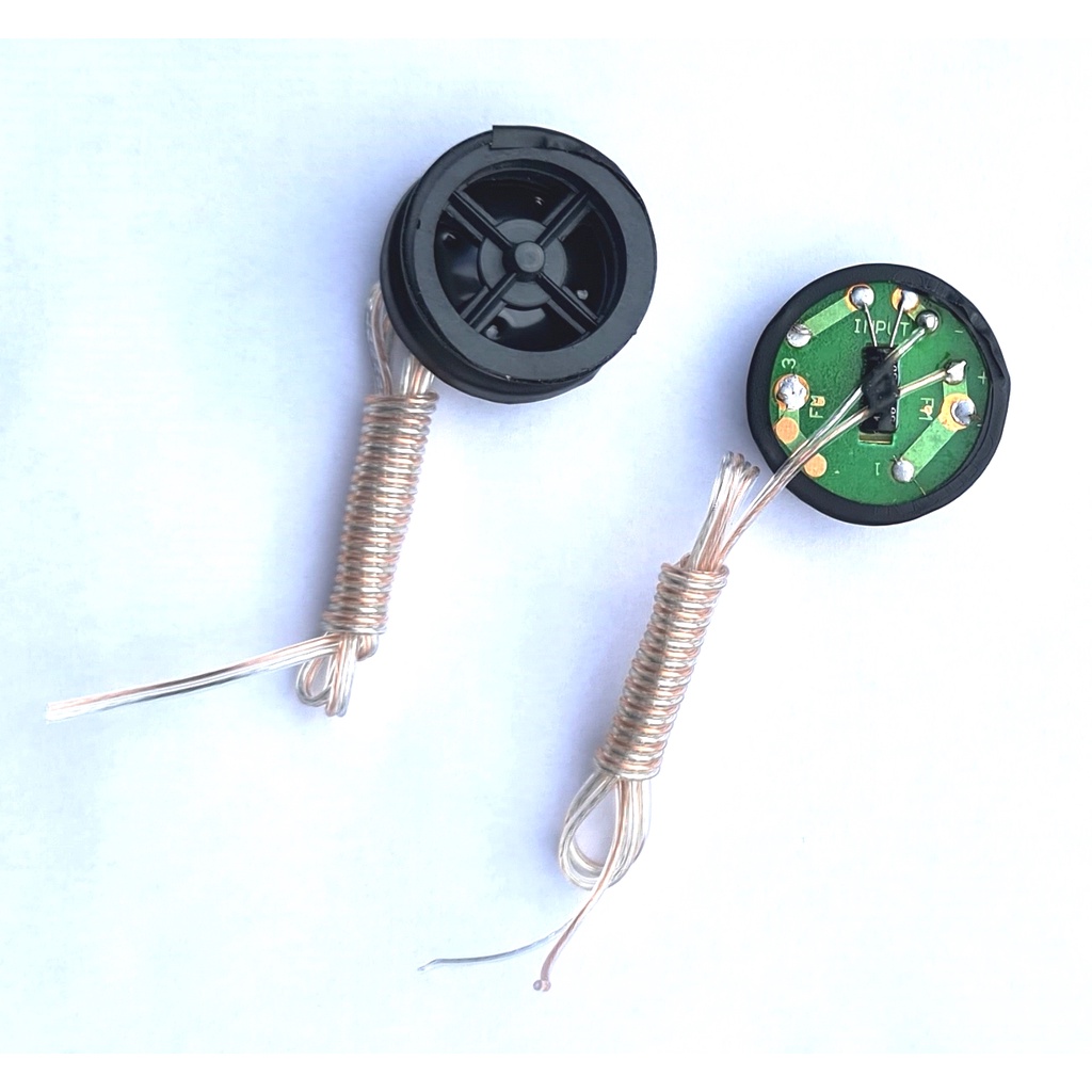 Loa treble thạch anh đã hàn dây loa dài 1m