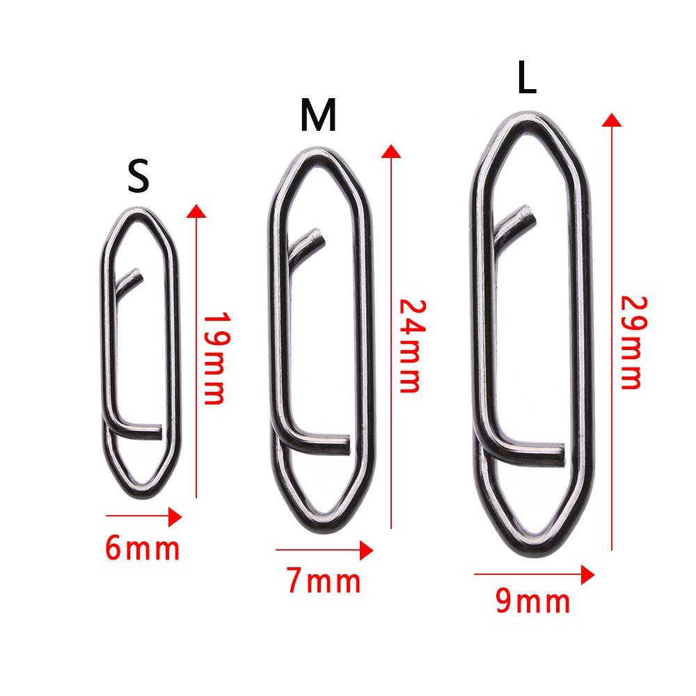 Set 50 Phụ Kiện Kết Nối Dây Câu Cá Bằng Thép Không Gỉ Chất Lượng Cao