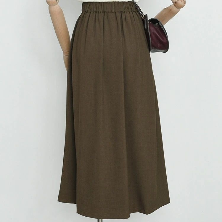 Chân Váy Chữ A Lưng Cao Co Giãn Thời Trang Xuân Thu Mới 2022