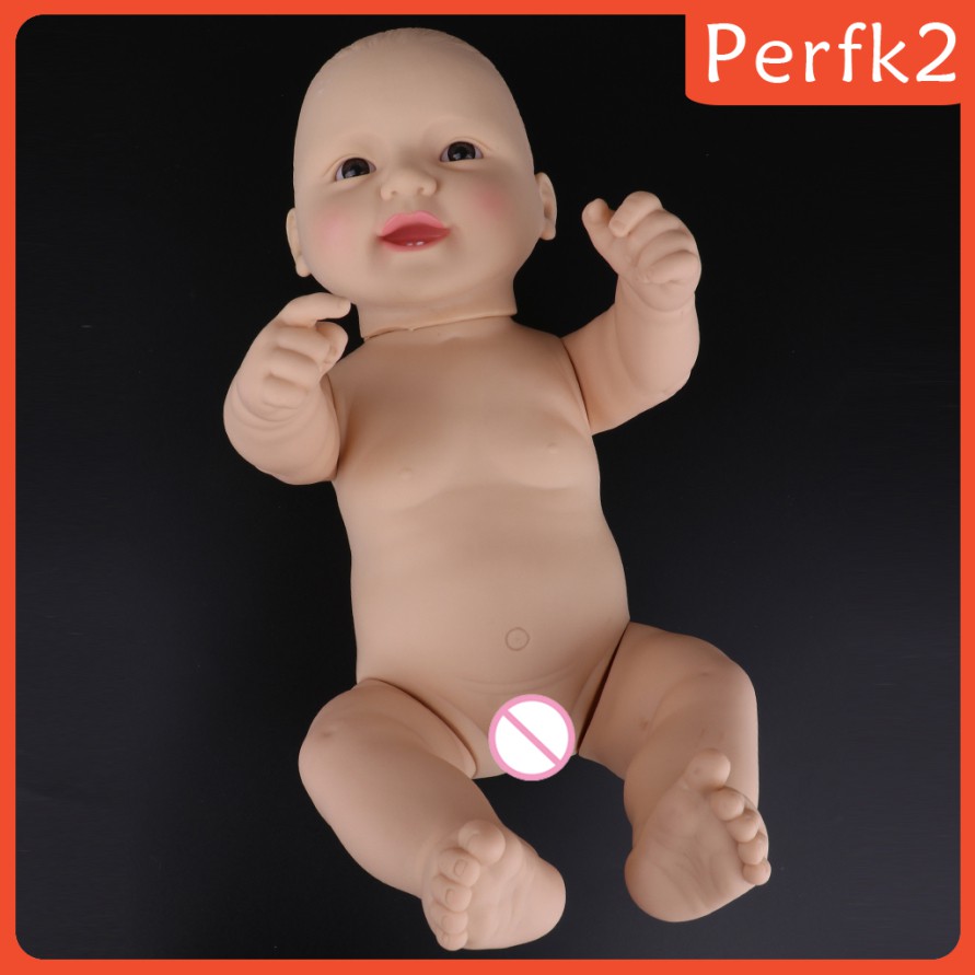 50cm Real Life Soft Vinyl Reborn Baby Girl Doll Model DIY Toy Accessory Gift