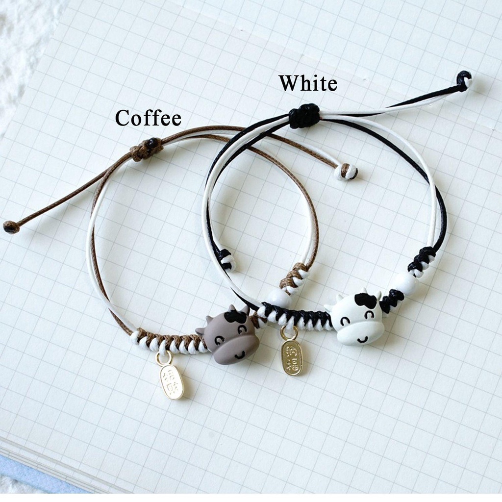 Mih Vòng Tay Dây Bện Có Thể Kéo Vào Trang Trí Năm Mới Dành Cho Cặp Đôi