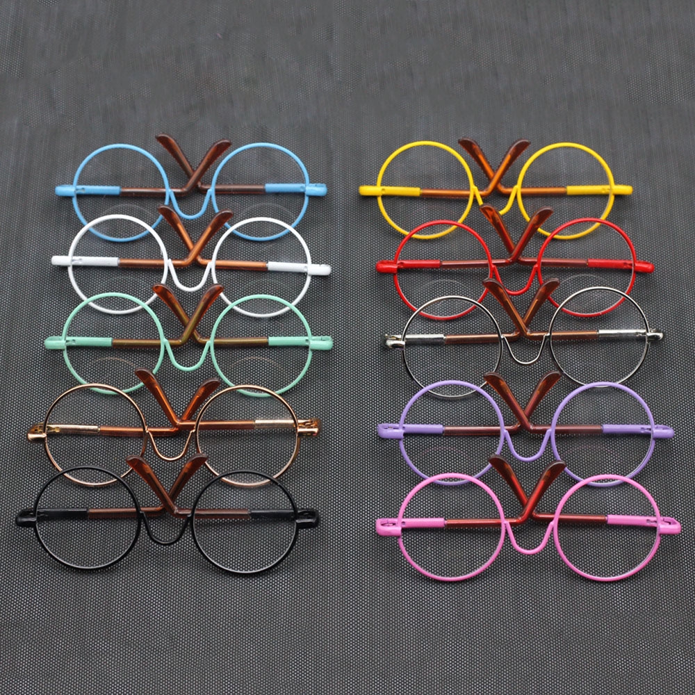 ROW Fashion Colorful Toy Suit For 12/18 Inch Small Eyeglass Doll Glasses