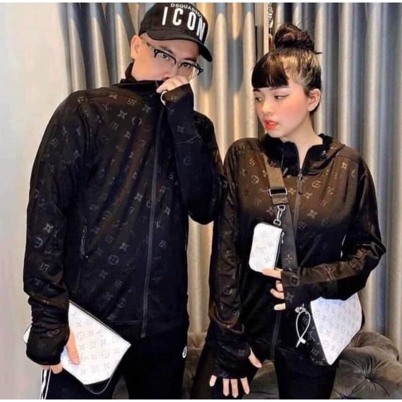 Áo Chống Nắng Nam,Nữ Dập Vân LV Chất Thông Hơi Có Giãn Thoáng Mát ,Chống Nắng Chống Tia UV