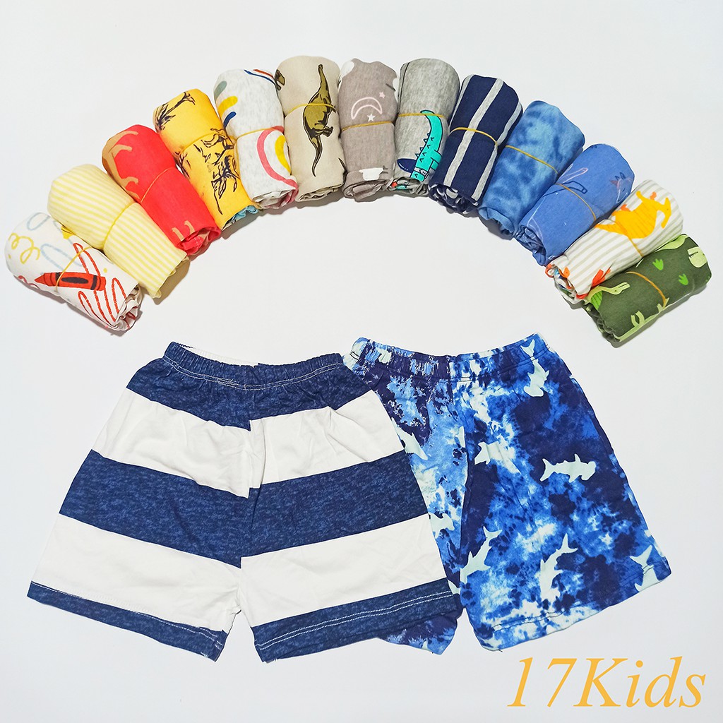 [ Không Đẹp Hoàn Tiền ] Quần Đùi Cotton Chất Đẹp Cho Bé Trai Bé Gái Từ 7 - 18Kg KIDS21029