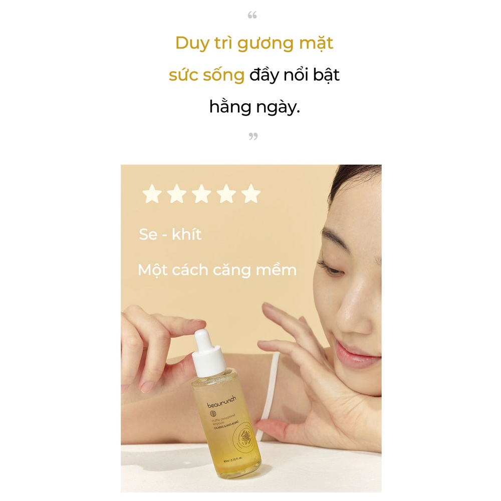 Tinh chất dưỡng ẩm và ngăn ngừa lão hóa giúp da căng bóng Beaurunch Truffle Consommé Ampoule