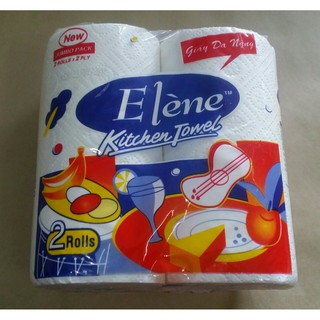 Combo 8 Lốc Khăn Bếp Đa Năng Elène 2 Cuộn (2lớp)
