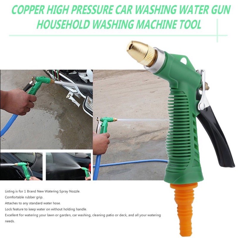 Súng xịt nước rửa xe áp lực lớn chất liệu  cao cấp tiện dụng - súng xịt tưới cây