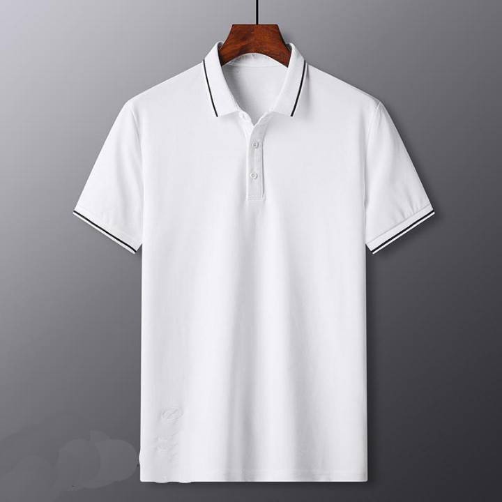 FASHIONT4MA2 giảm 100% tối đa 10k cho đơn từ 50k Áo Polo,nam, Áo thun có cổ cotton trơn basic thời trang công sở