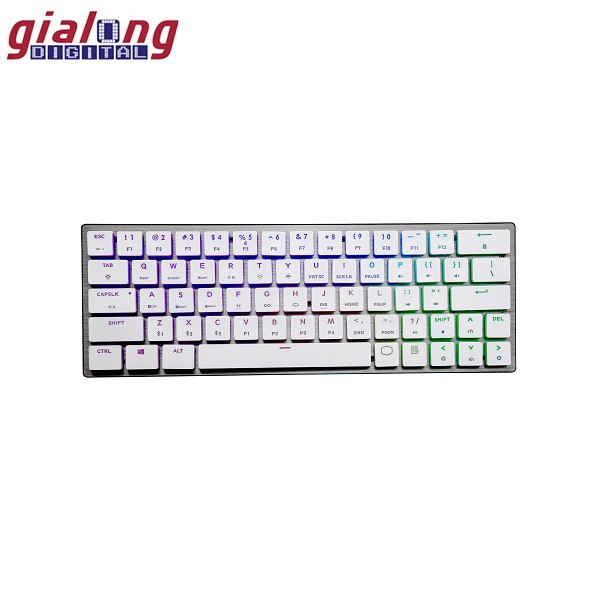 Bàn phím cơ Cooler Master SK621 RGB Bluetooth Low profile Red switch Black - Hàng chính hãng