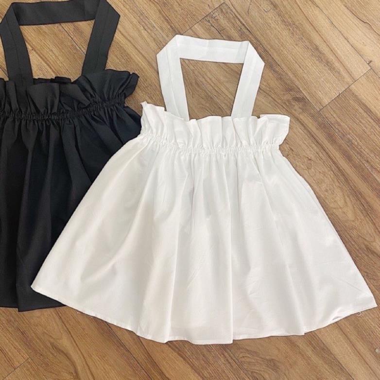 Áo kiểu nữ chất vải Kate lụa phối dây chồng cổ [Hàng Đẹp] | BigBuy360 - bigbuy360.vn