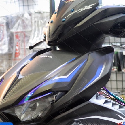 Tem Trùm Winner X V2 Xanh Đen Nhám Đơn Giản Mà Chất