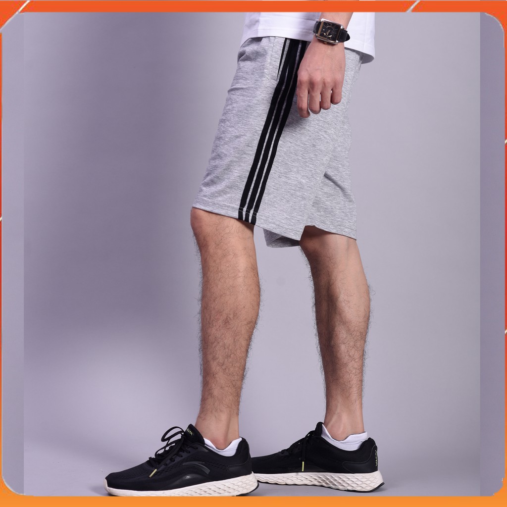 BST Quần Đùi Nam 3 Sọc, Chất Nỉ Da Cá Phong Cách Thể Thao | BigBuy360 - bigbuy360.vn