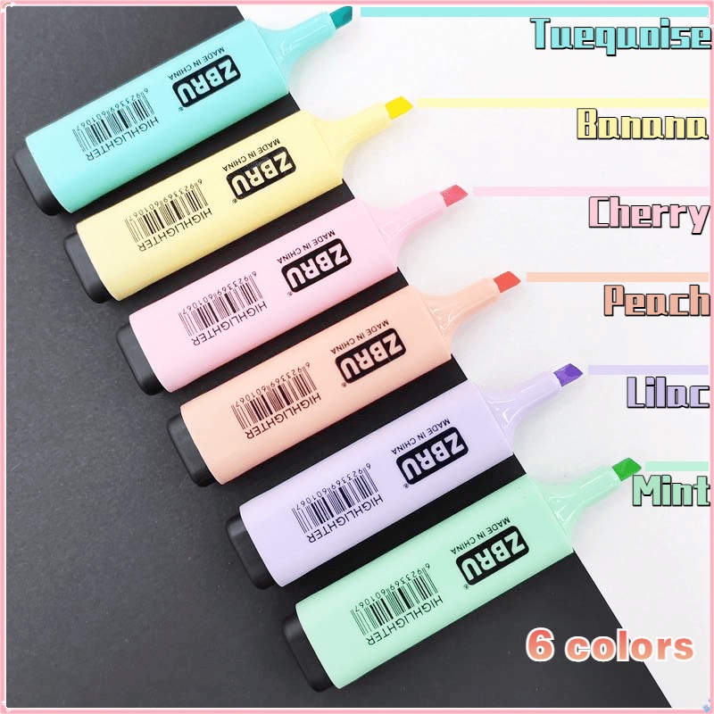 Bút Đánh Dấu 6 Màu Bút đánh dấu highlight dạ quang 6 màu lựa chọn