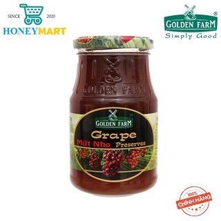 Mứt nho preserves golden farm hũ 450g honeymart79