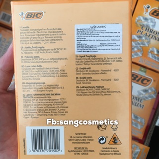 [Chính Hãng ] 1 Hộp Lưỡi Lam Bic loại 1