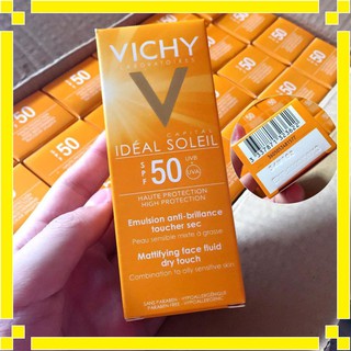 Kem chống nắng Vichy Ideal Soleil Mattifying Face Fluid Dry Touch SPF 50 UVA +UVB
