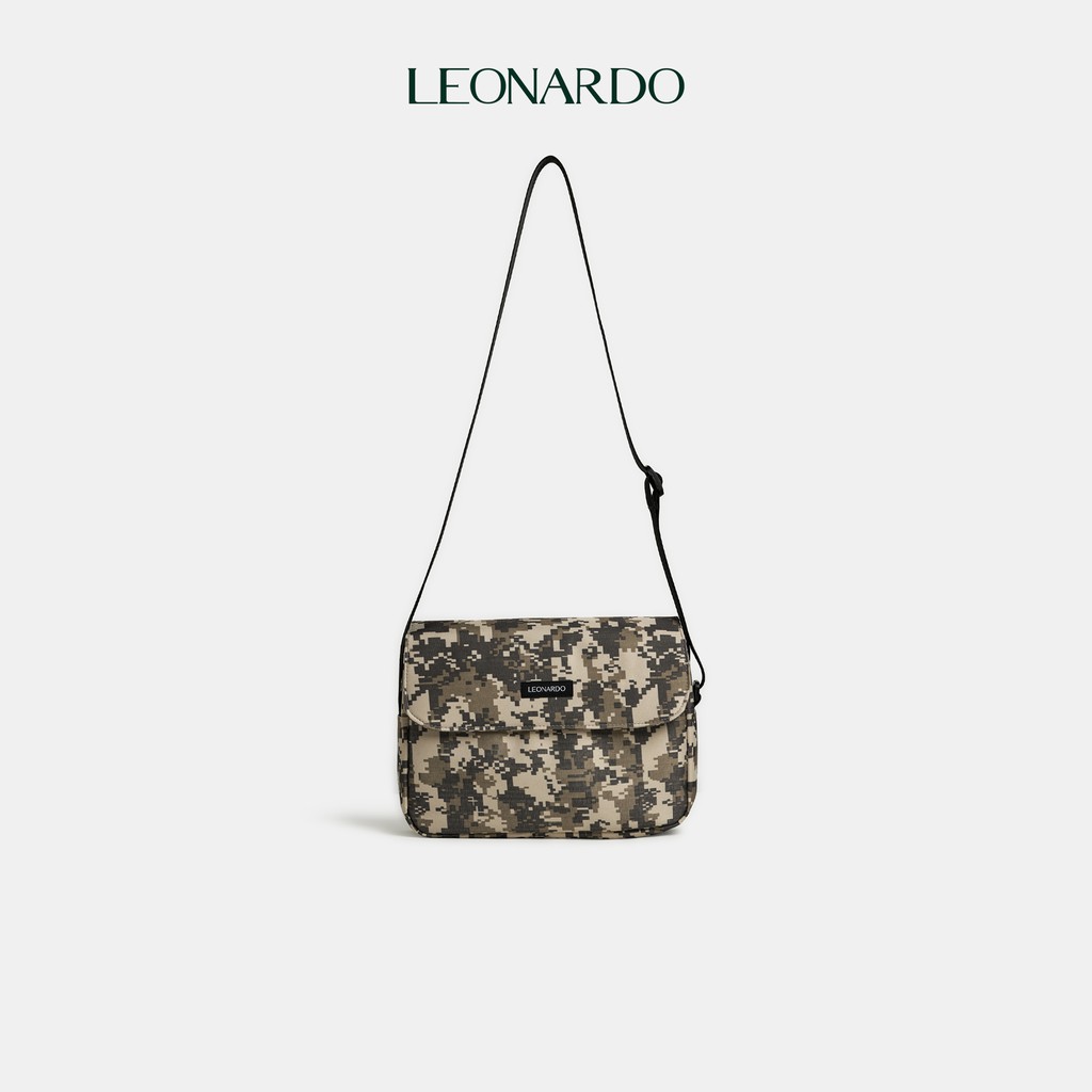 Túi đeo chéo nam nữ Messenger ipad camo thương hiệu Leonardo