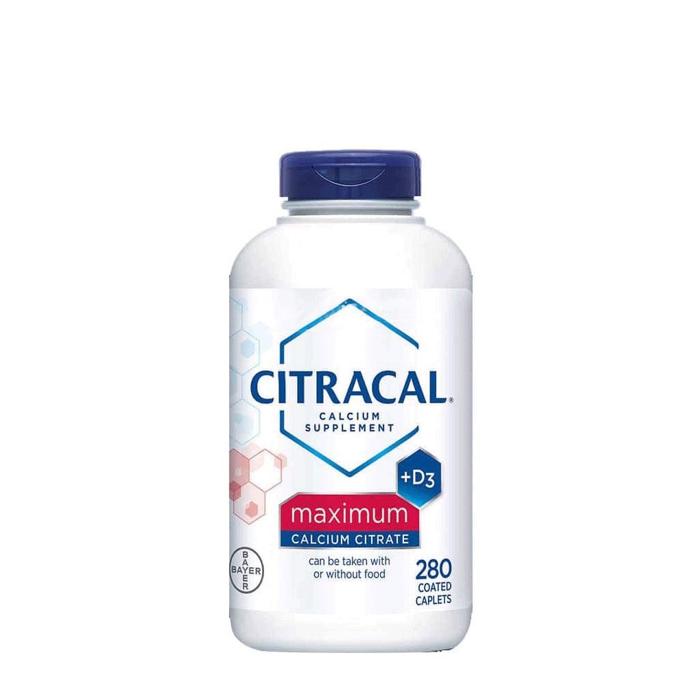Viên uống bổ sung Calcium Citracal Citrate +D3 280v [Hàng Costco Mỹ]