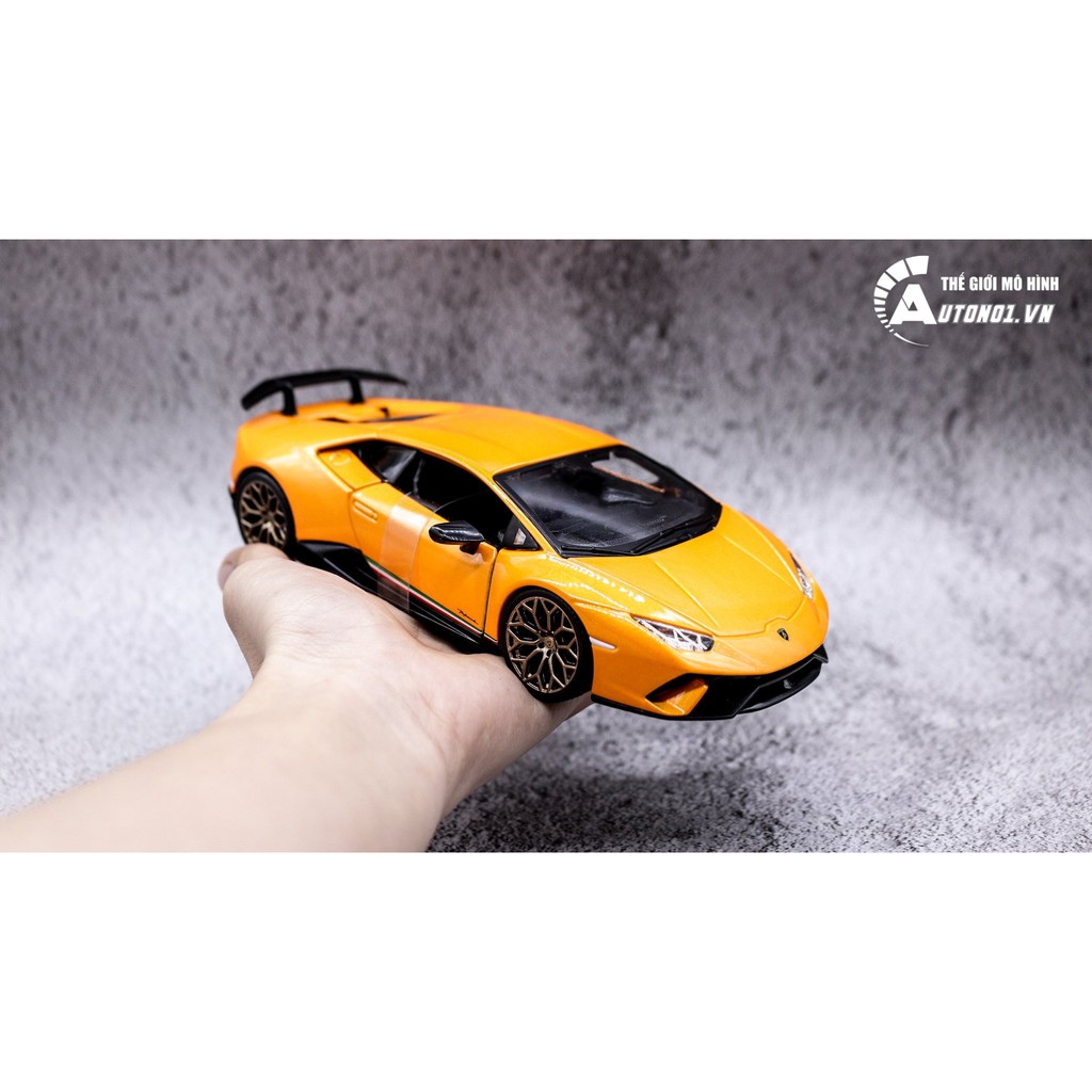 MÔ HÌNH LAMBORGHINI HURACAN PERFORMANTE ORANGE 1:24 BBURAGO 5725