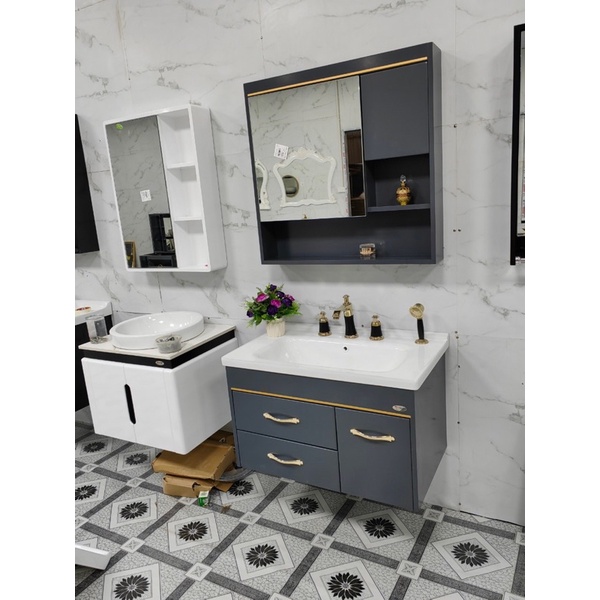 Tủ chậu lavabo giá xưởng Mã 8020 cỡ 80*48*48
