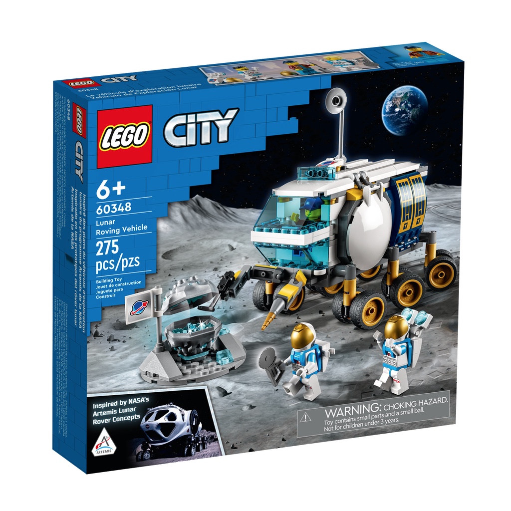 Lego HaHa - Lego City - Xe Thám Hiểm NASA Mặt Trăng - 60348
