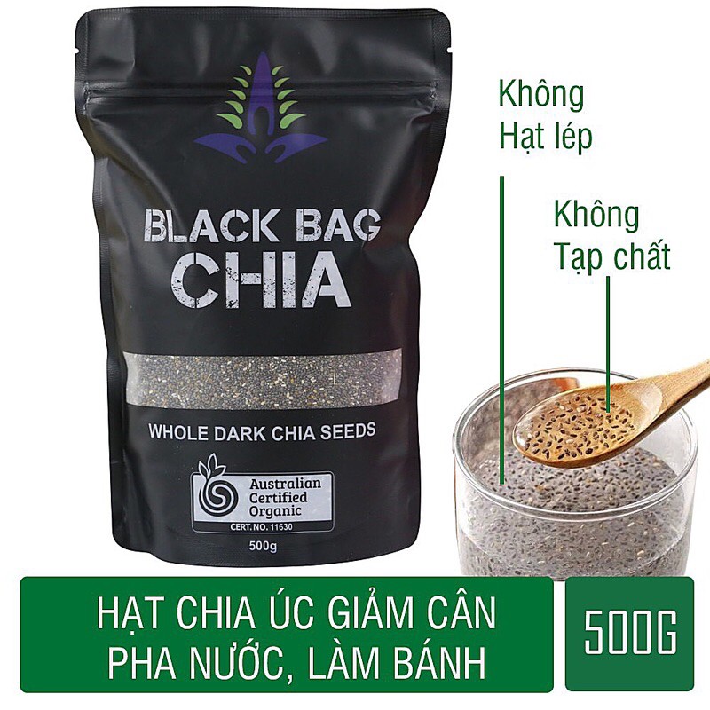 Hạt chia Úc Black bag túi đen loại đặc biệt