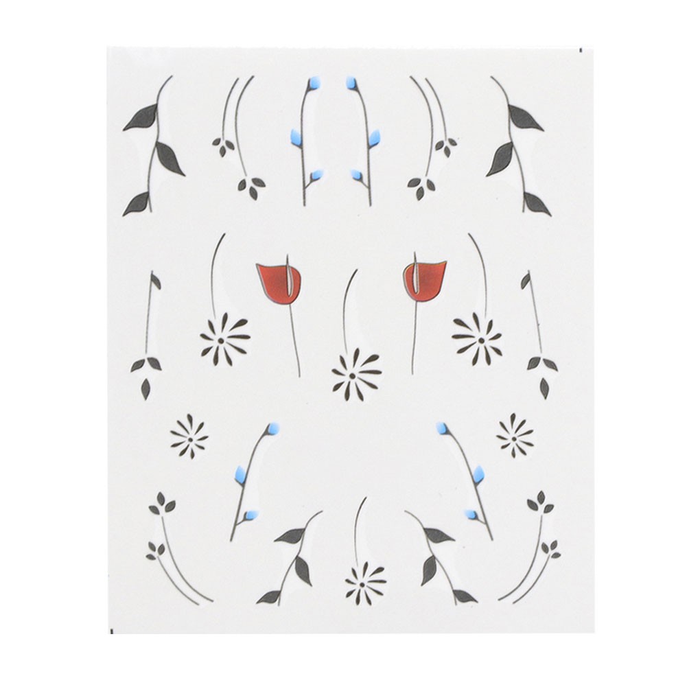 [Hàng mới về] Set 40 miếng dán trang trí móng tay họa tiết hoạt hình dễ thương